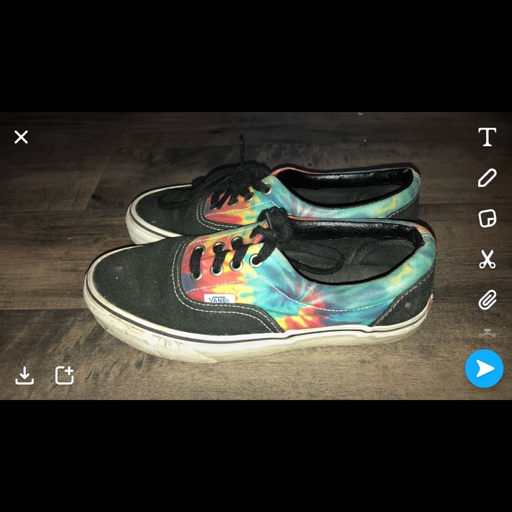 rare tie dye vans